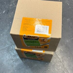 BIC Round Stic Xtra-Life Ballpoint Pens 2 Box